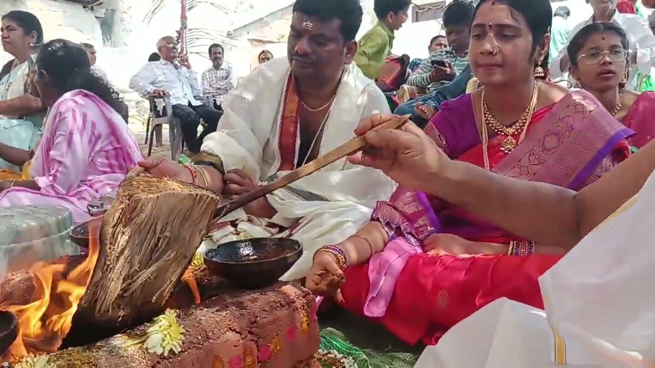 రుద్ర సహిత అమ్మవారి హోమంపెంబర్టి లో25వ బ్రహ్మోత్సవము