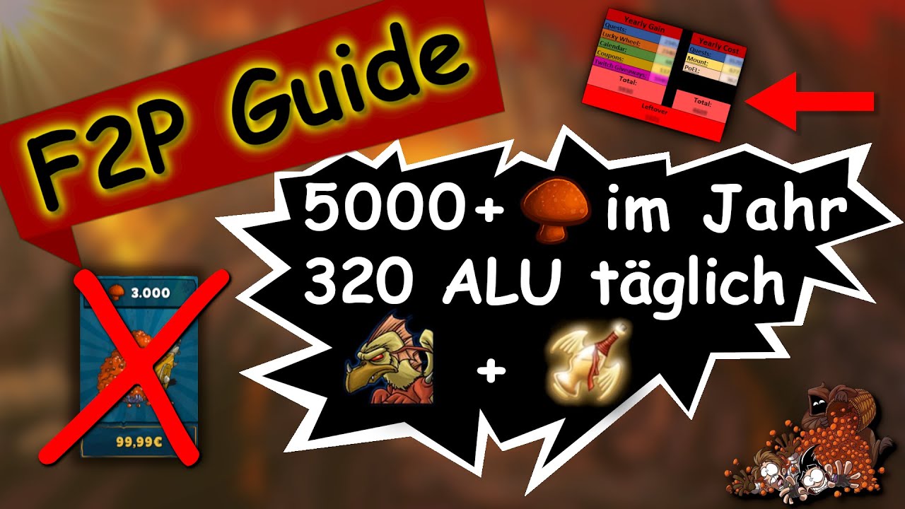 5000+ PILZE im JAHR als Free 2 Play?! | Shakes & Fidget #2