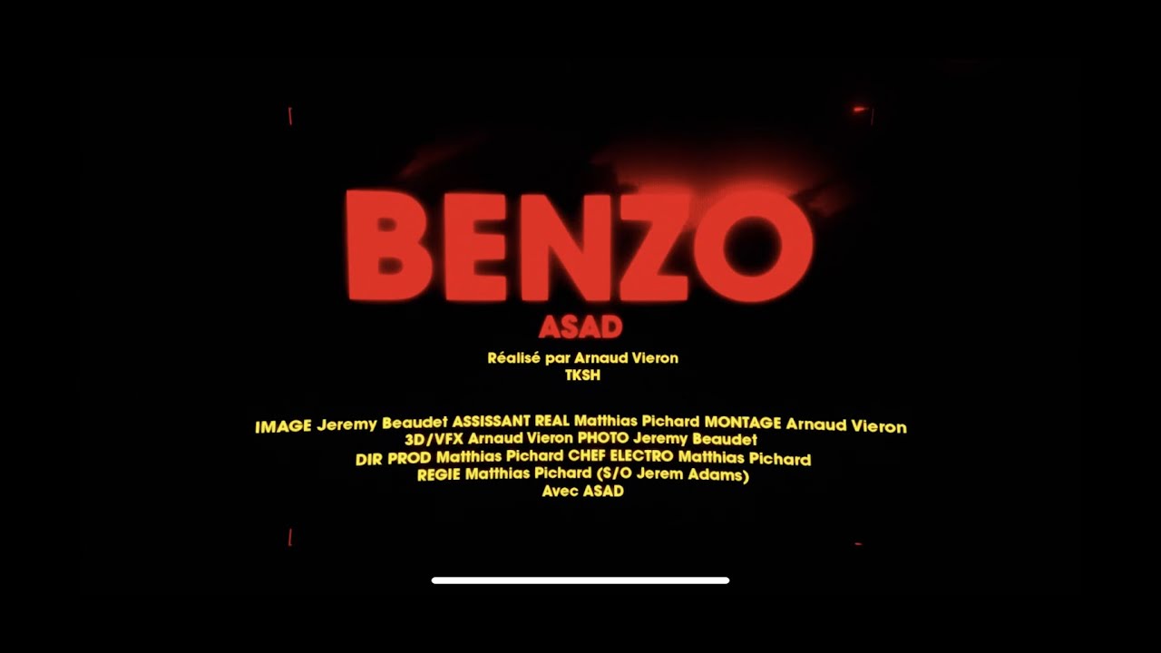 Asad - Benzo ( Clip officiel )