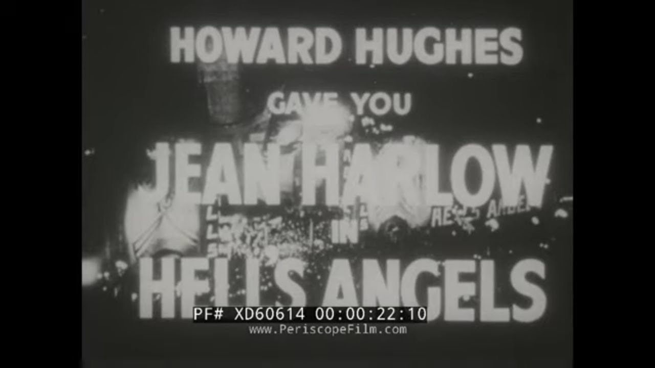 HELL'S ANGELS TRAILER & HOLLYWOOD PREMIERE   HOWARD HUGHES FILM  XD60614