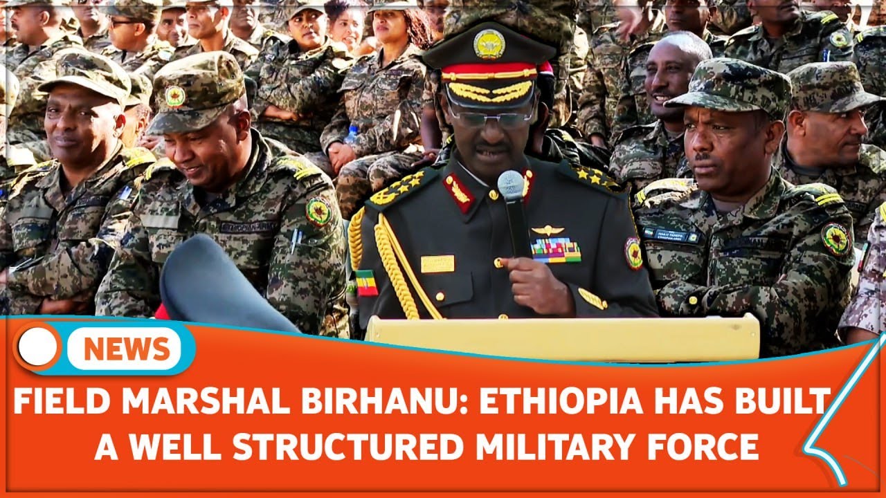 FIELD MARSHAL BIRHANU: ETHIOPIA HAS BUILT A WELL STRUCTURED MILITARY FORCE
