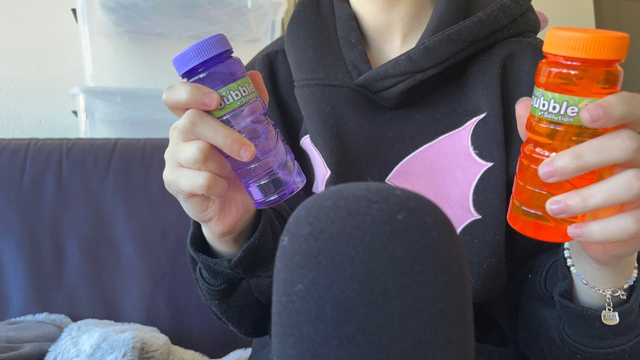 ASMR Bottle/Liquid Sounds + Tapping