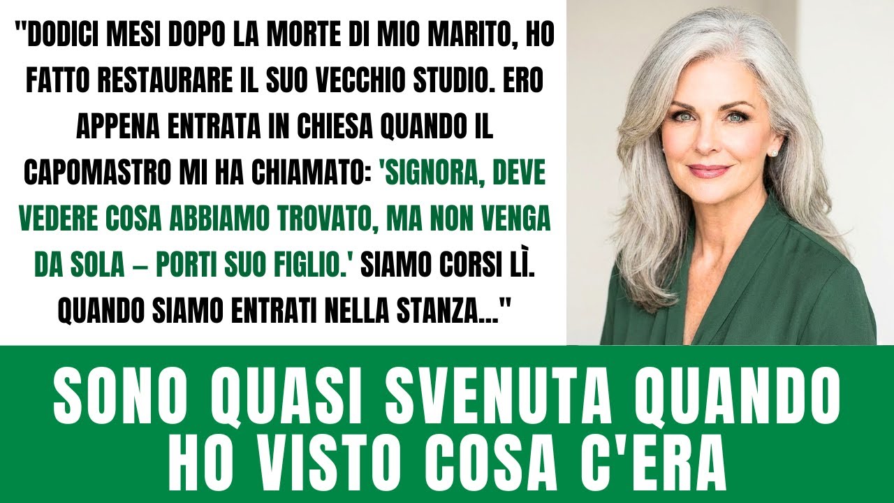 “Non venga da sola—porti suo figlio”, ha detto il muratore durante i lavori al studio del mio marito