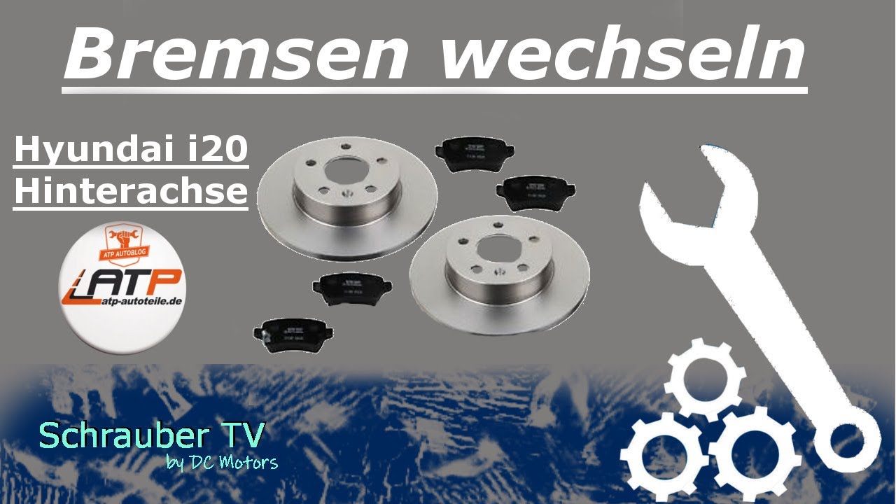 Hyundai i20 Bremsen wechseln an der Hinterachse - by DC Motors