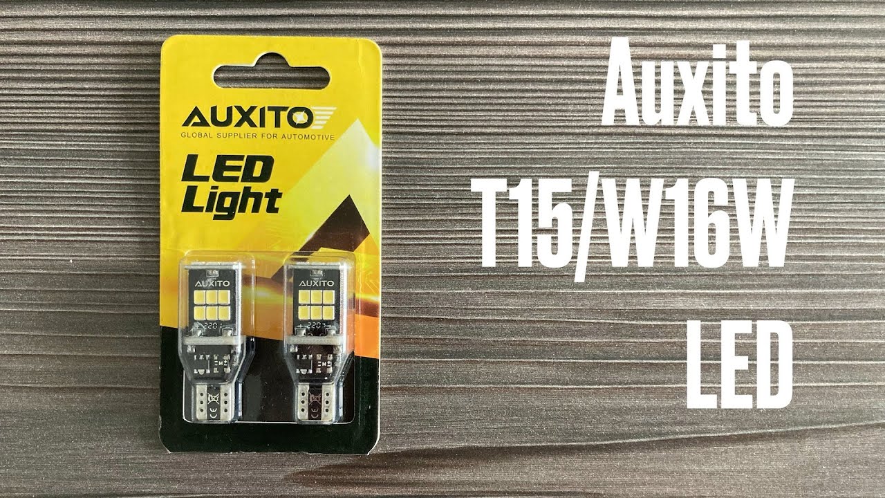 Auxito T15 W16W LED Unboxing Install and Test *CANBUS READY*