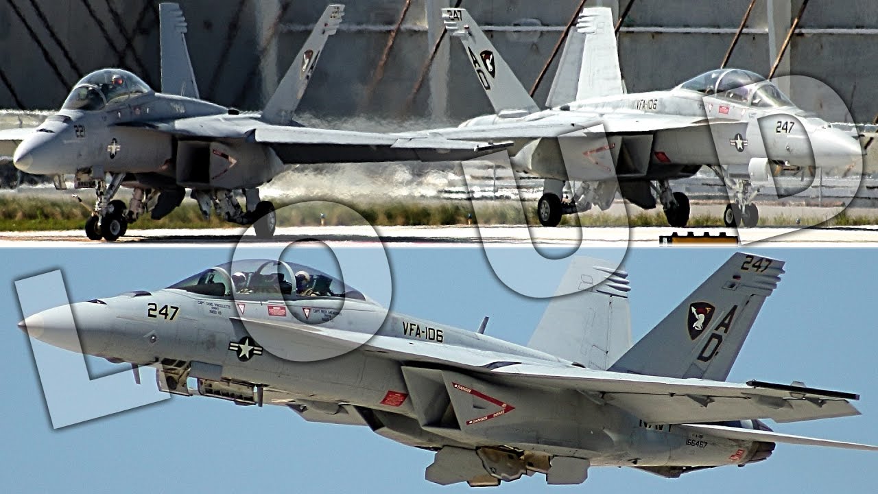 {TrueSound}™ LOUD F/A-18 Super Hornet Takeoff + Landing + Formation at Ft. Lauderdale 5/7/17