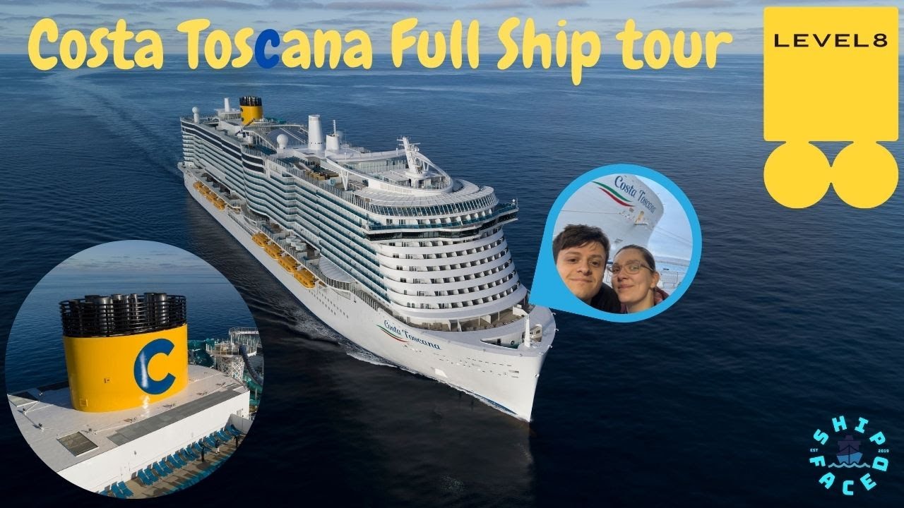 Экскурсия по кораблю Costa Toscana 2025 #уровень8