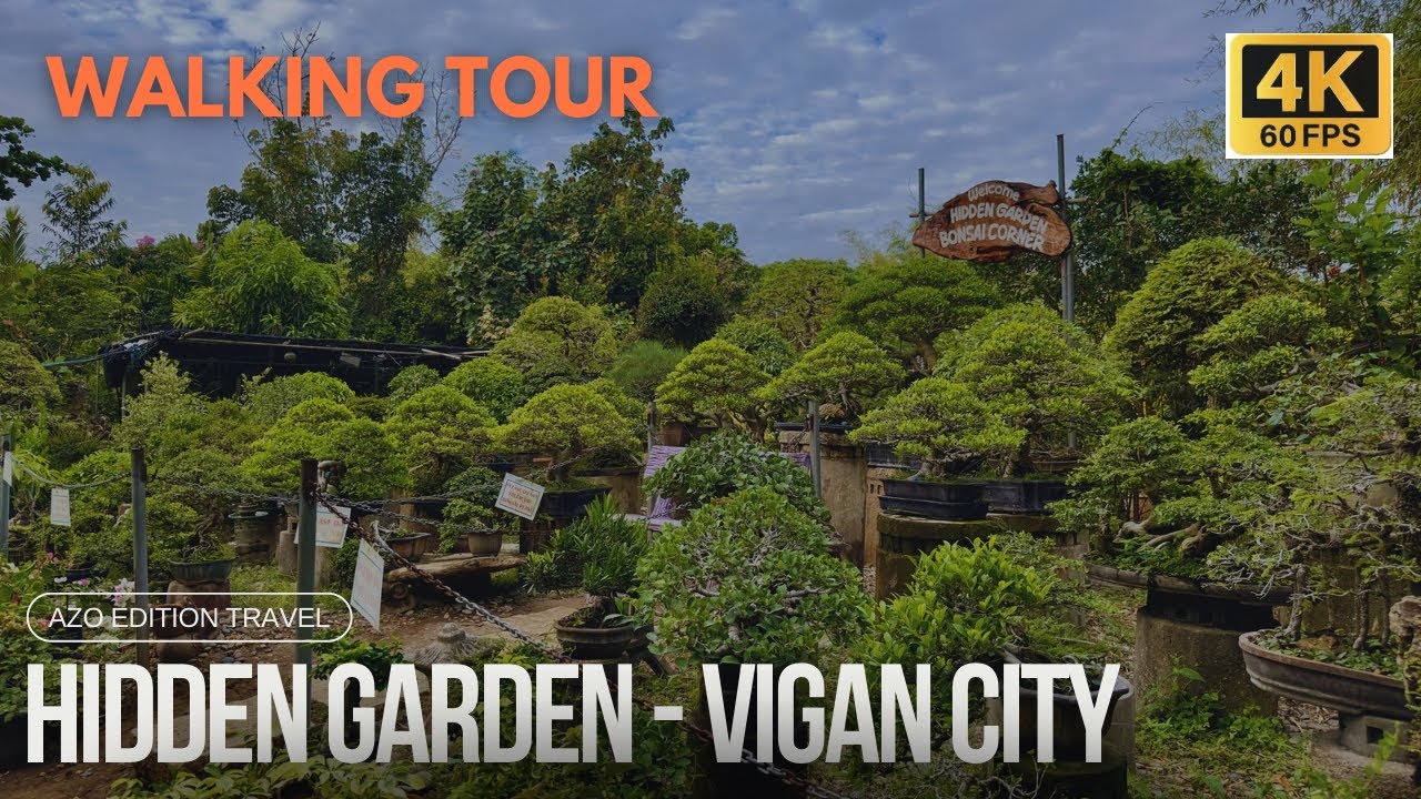 Hidden Garden Walking Tour | Vigan City, Ilocos Sur | Azo Edition Travel