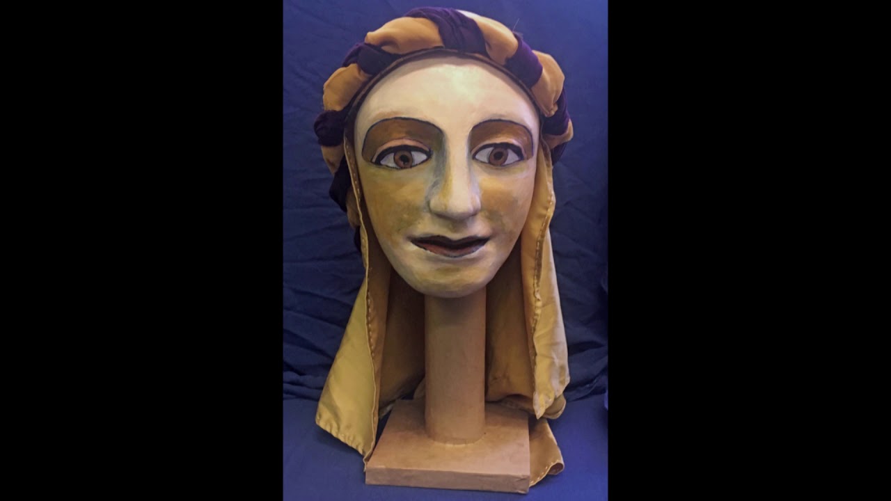Creating the mask characters of ancient Greek drama