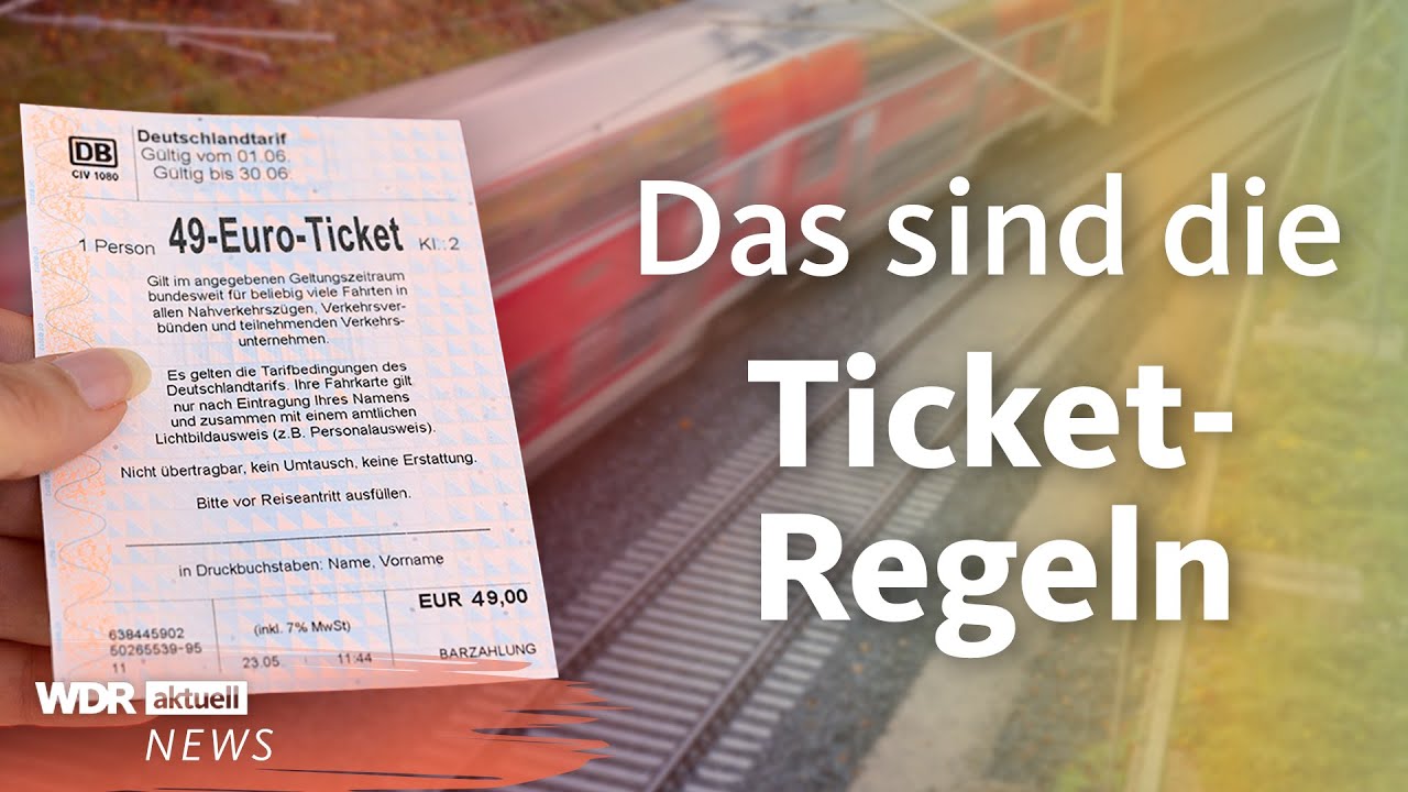 Das 49-Euro-Ticket soll am 1. Mai kommen | WDR Aktuelle Stunde