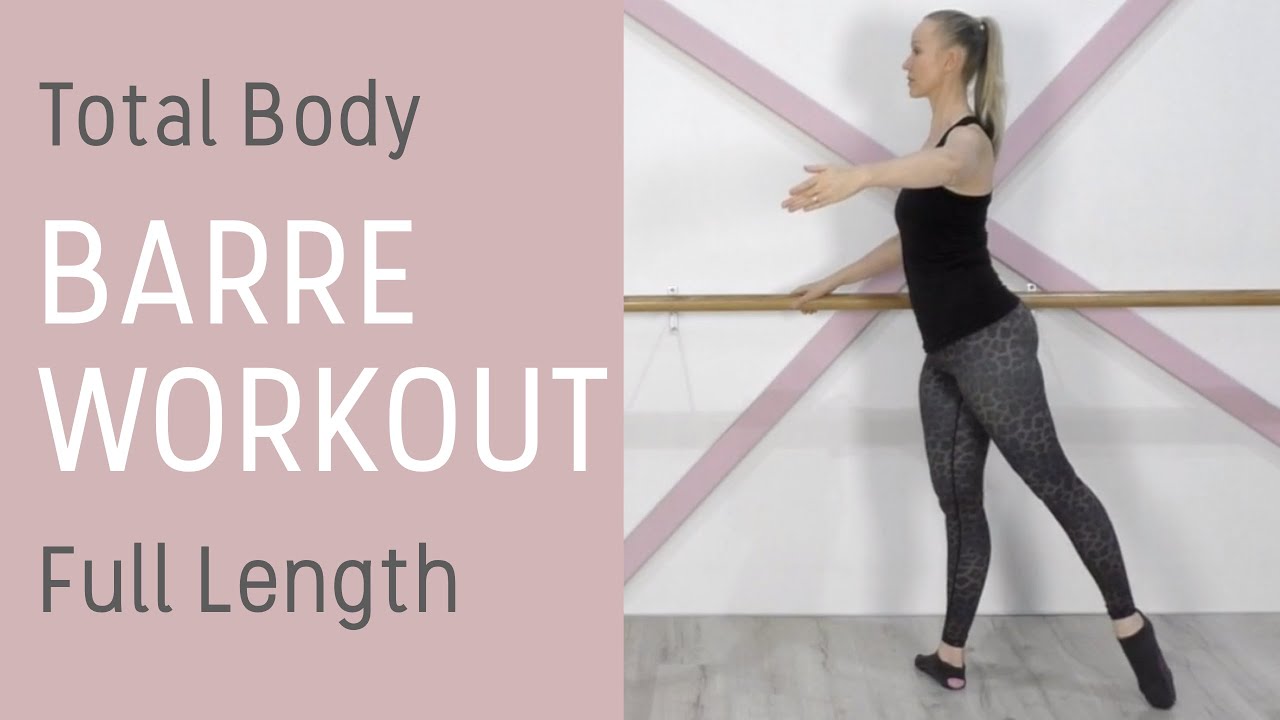 Full Length Total Body Barre Workout | 60 Minutes | Arms, Abs, Legs, Gluts, Cardio