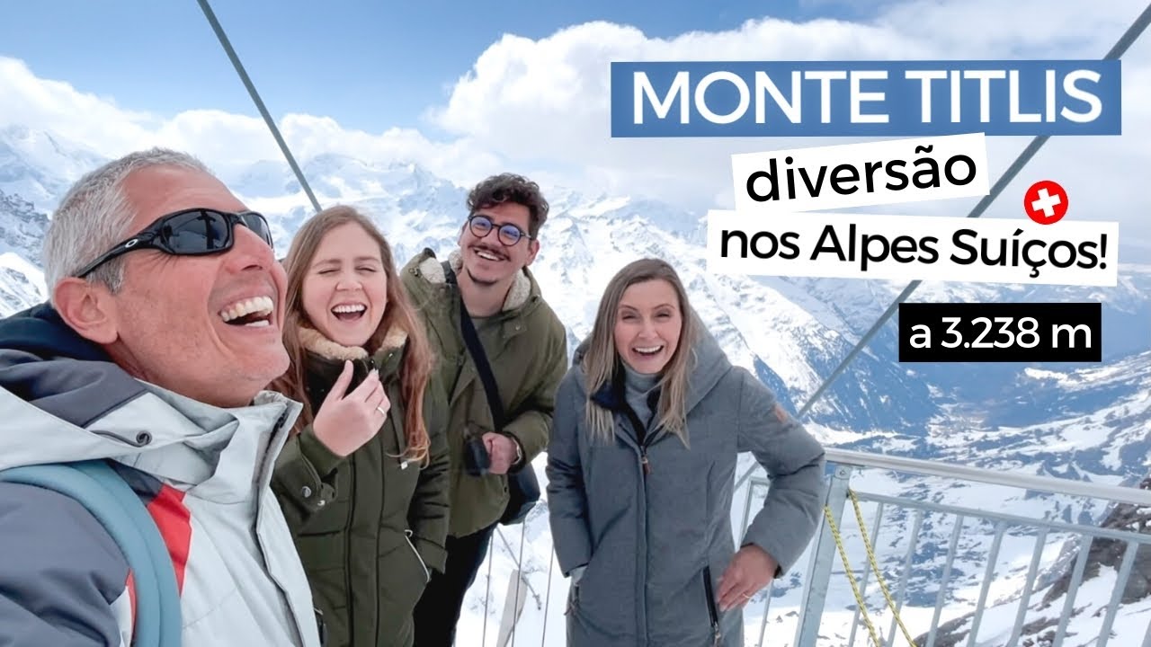 MONTE TITLIS, A MONTANHA MAIS ALTA DE ENGELBERG, NOS ALPES SUÍÇOS! 🇨🇭 feat @Coisas que eu sei