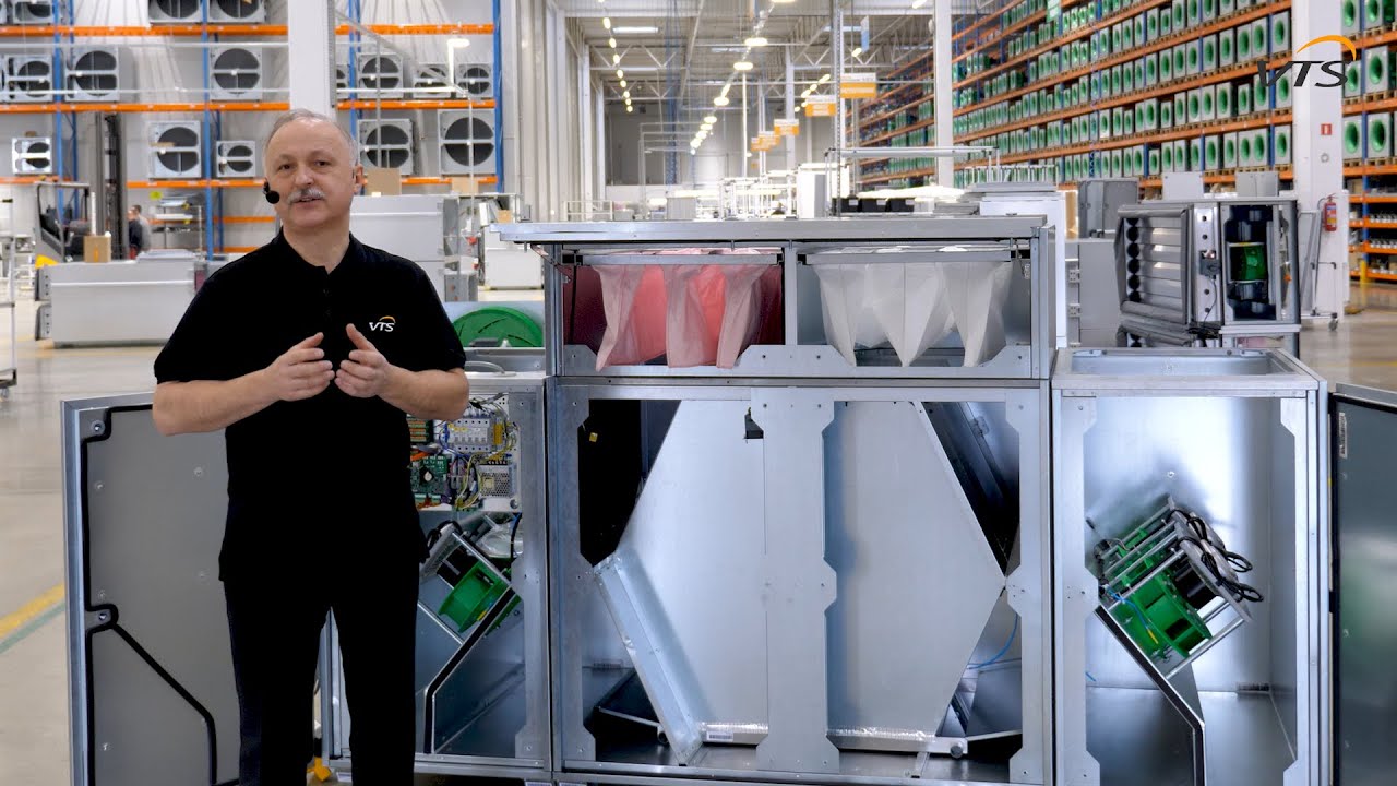 VENTUS Compact TOP - centrale wentylacyjne z pionowym podłączeniem kanał&oacute;w