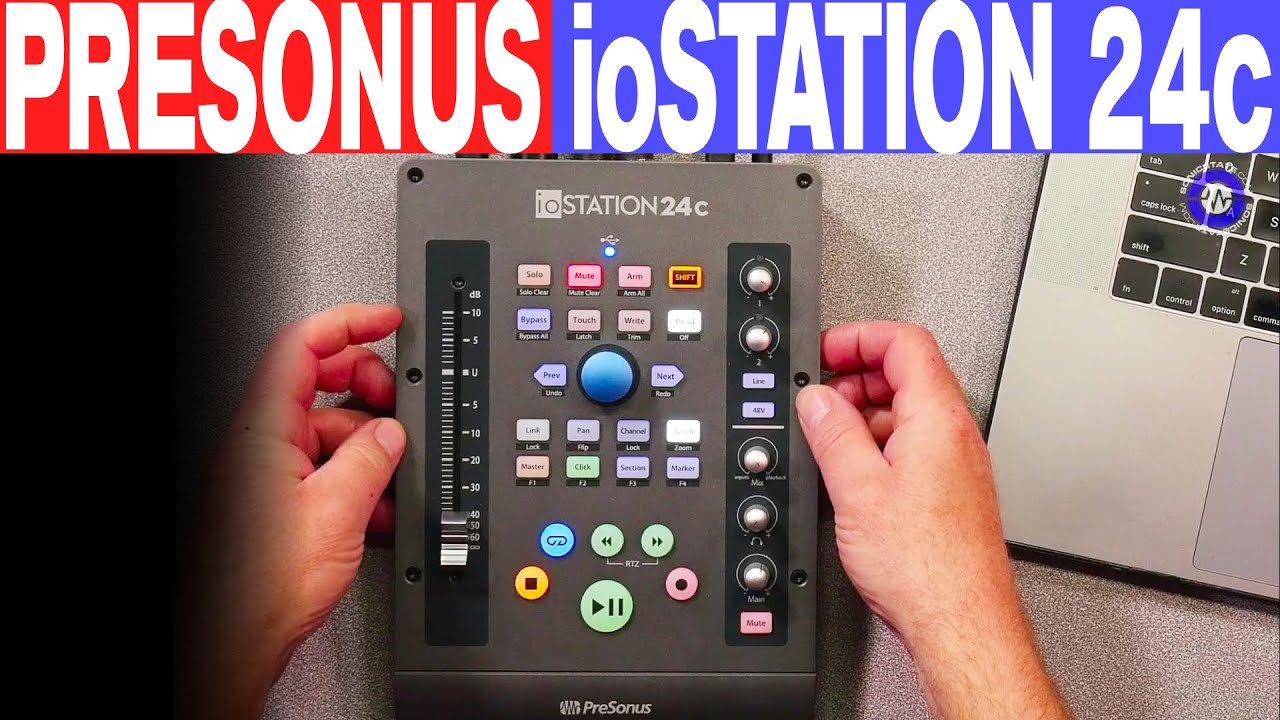 Presonus ioStation 24c Audio Interface and DAW Control - SonicLAB Review