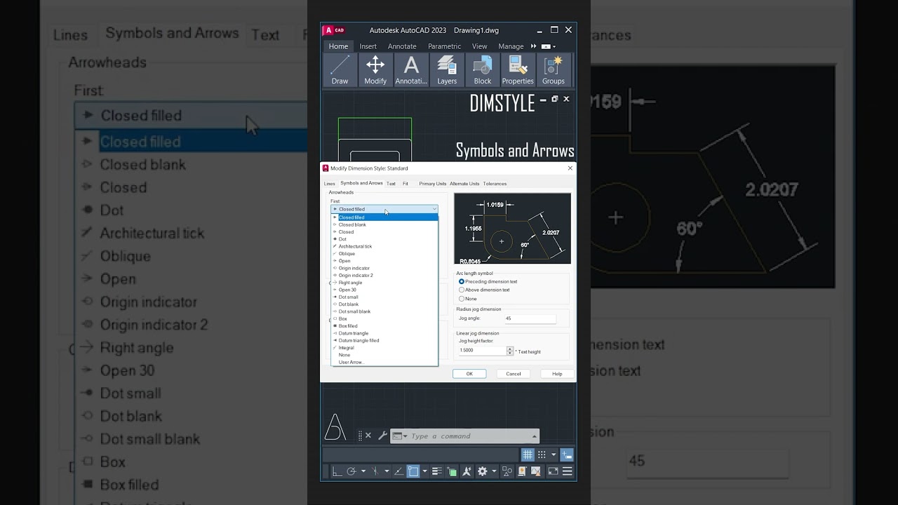 DimStyle, Dimenisons - Учебные пособия по AutoCAD #архитектура #архитектура