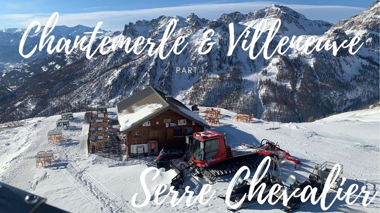 Serre Chevalier - Chantemerle and Villeneuve | part 1 | 4k | Ski slopes for season opening
