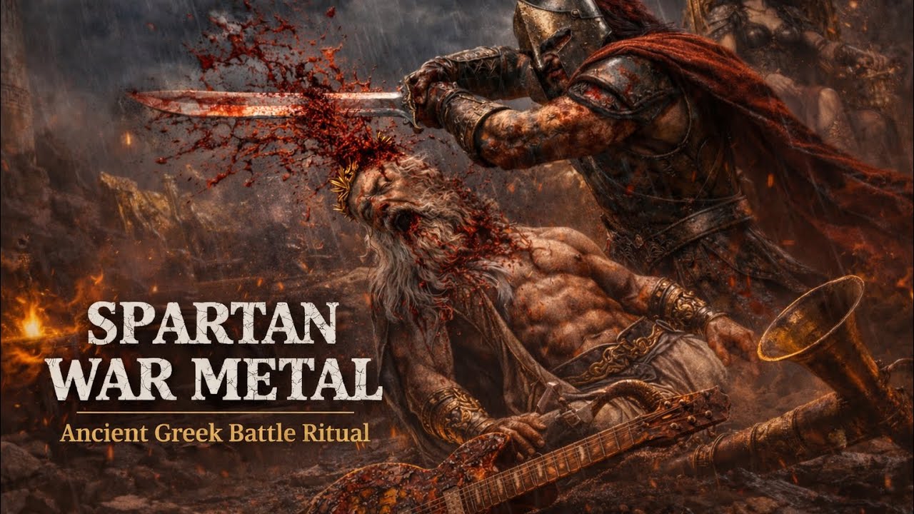 ⚔️ 1 HOUR ANCIENT SPARTAN METAL — Ritual War Music | Dark Greek Phalanx March. #metal