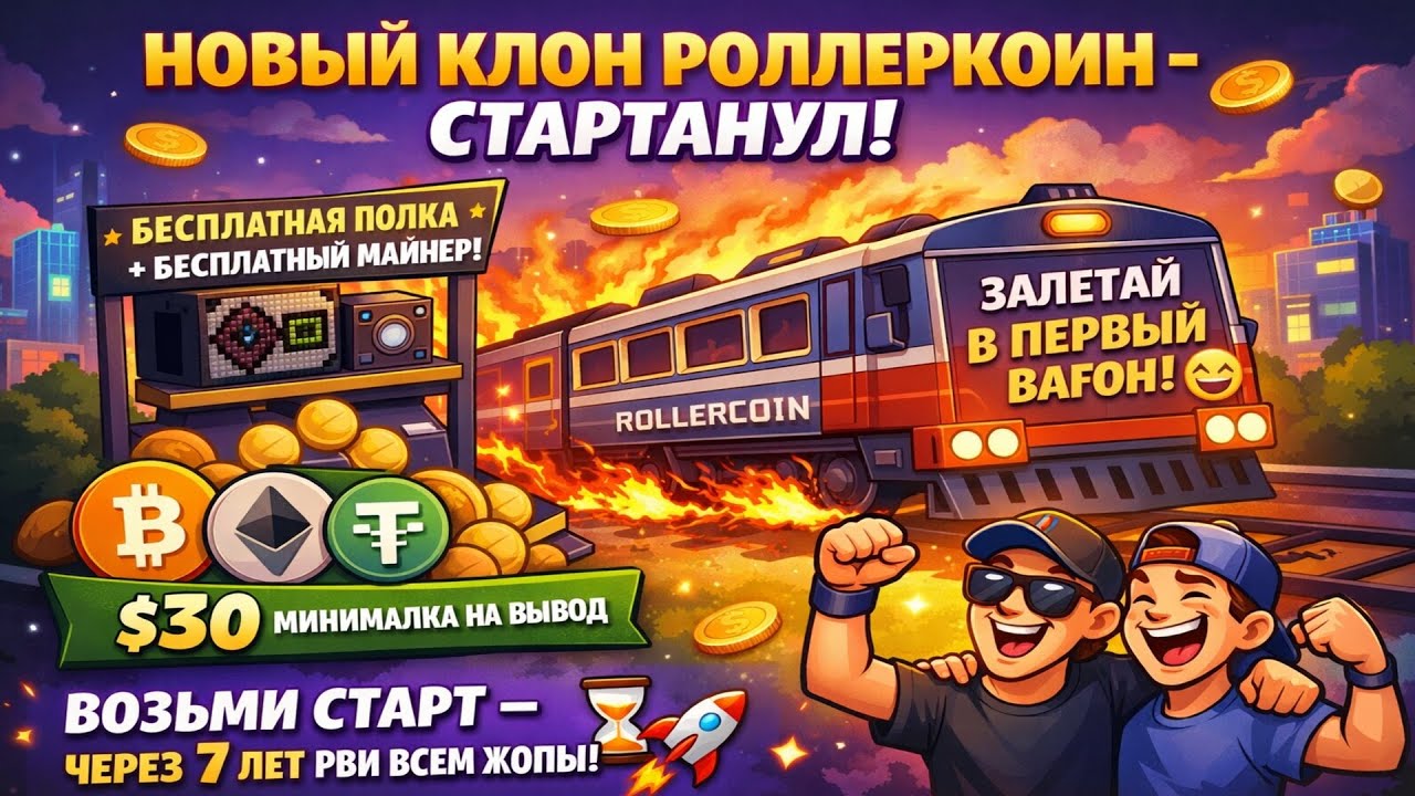 💸MINEROOM ПРОЕКТ ПОХОЖИЙ НА ROLLERCOIN ТОЛЬКО СТАРТОВАЛ | ЗАРАБОТАЙ БЕЗ ВЛОЖЕНИЙ