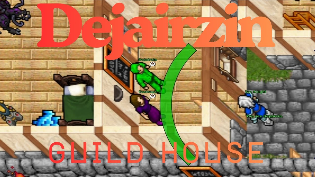 Tibia Dejairzin Dejair 2993 lvl Elder Druid Guild House Inabra #tibia #tibia2026 #tibiagame