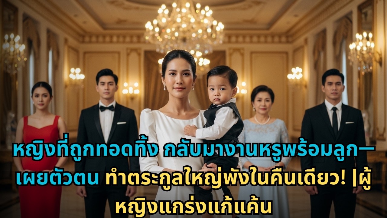 หญิงที่ถูกทอดทิ้ง กลับมางานหรูพร้อมลูก—เผยตัวตน ทำตระกูลใหญ่พังในคืนเดียว! |ผู้หญิงแกร่งแก้แค้น
