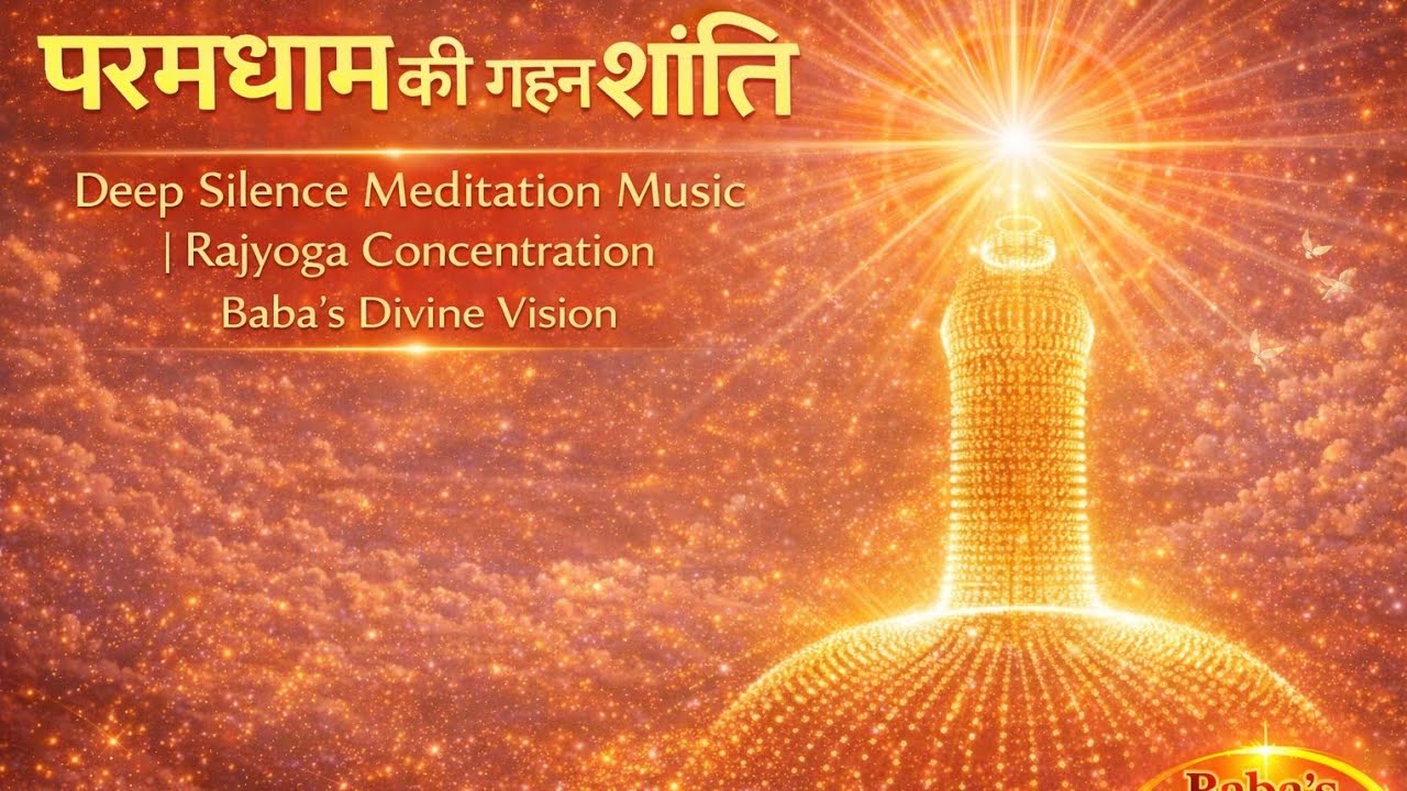परमधाम की गहन शांति | Deep Silence Meditation Music | Rajyoga Concentration | Baba's Divine Vision