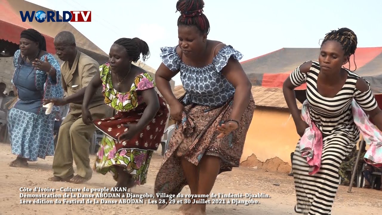 Côte d'Ivoire / Culture AKAN : A la découverte de la Danse ABODAN dans le village de Djangobo