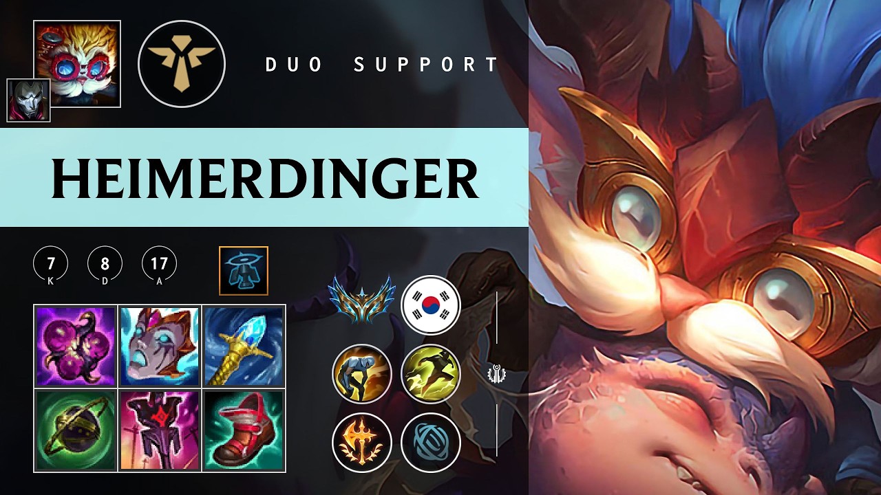 Heimerdinger Support vs Lulu - KR Challenger Patch 26.05
