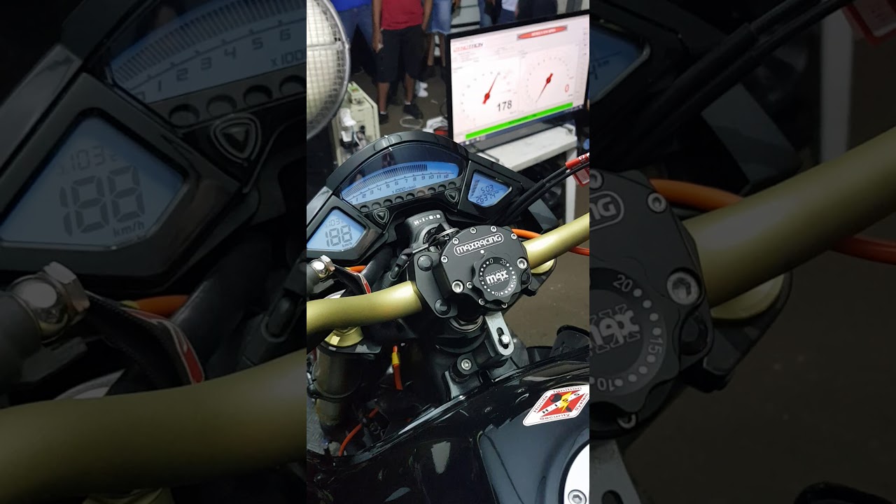 Cb 1000r remapeada no dinamometro