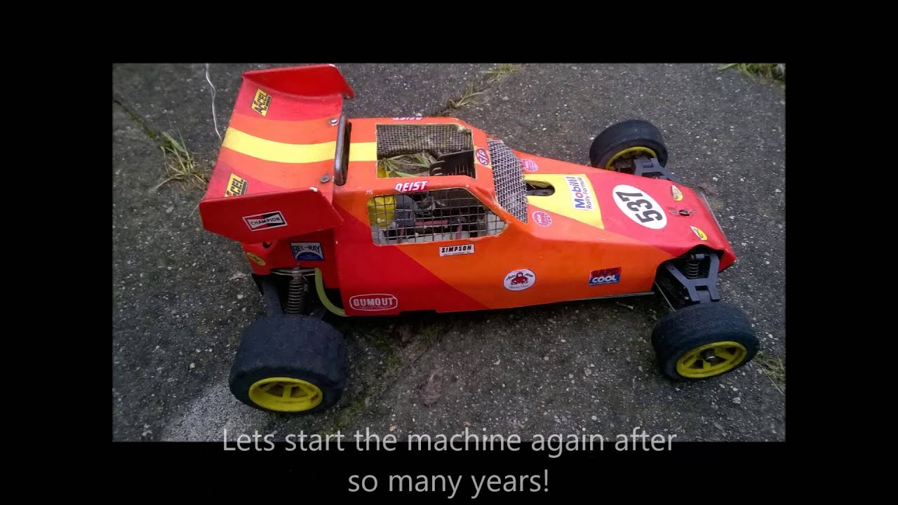 Vintage nitro RC car Mardave Marauder