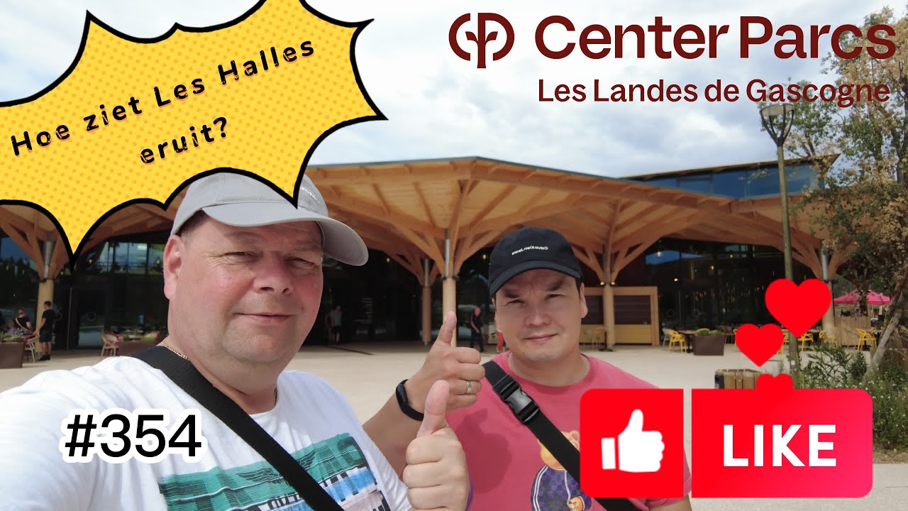 LES HALLES | HOE ZIET HET ERUIT? | CENTER PARCS LES LANDES DE GASCOGNE | #centerparcsvlog #amfvlogs