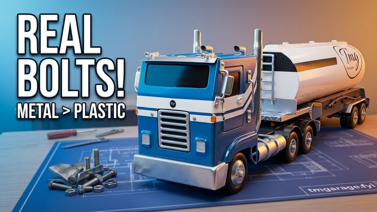 Full Metal Toy Truck Assembly – #asmr #satisfying