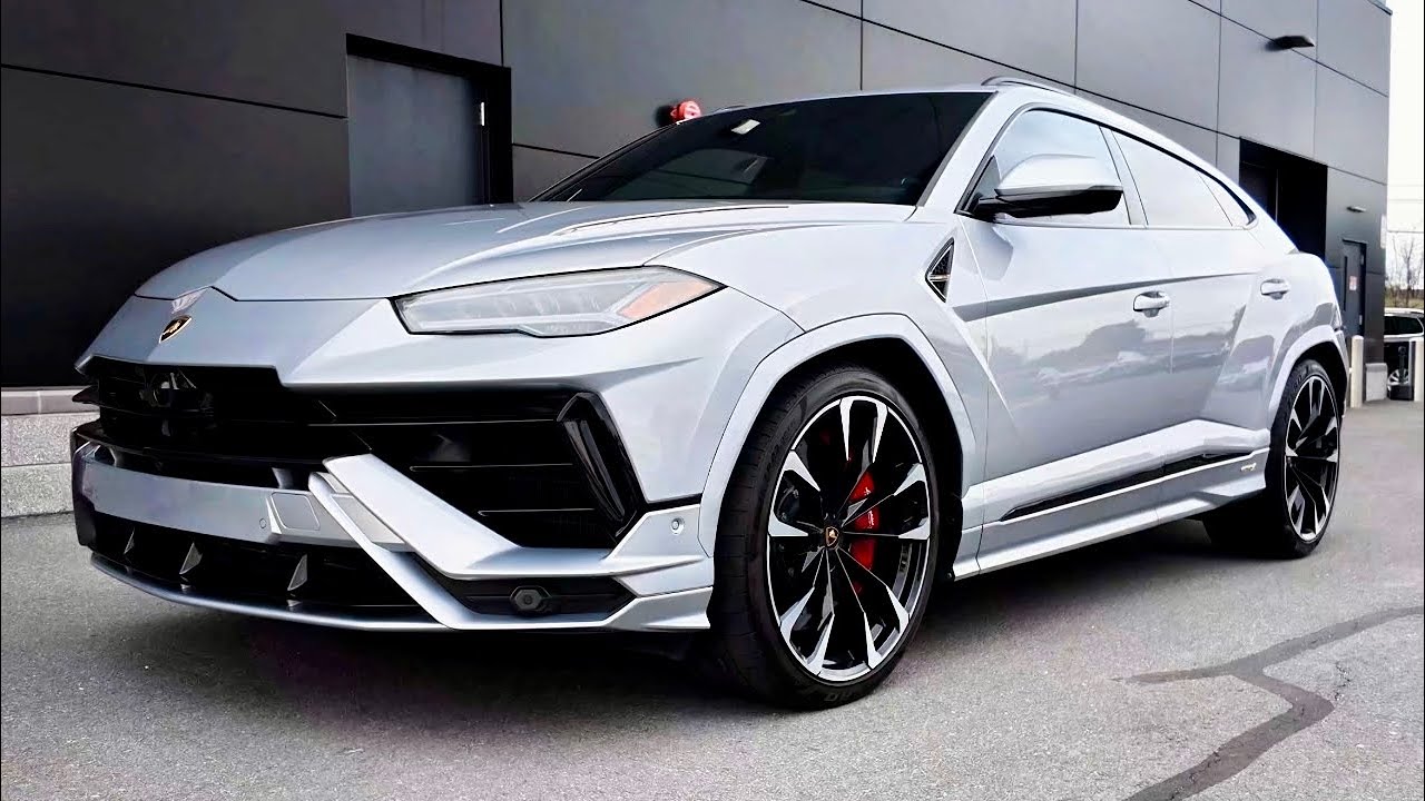 2024 Lamborghini Urus S Walkaround + POV Drive | Grigio Nimbus / Red Interior