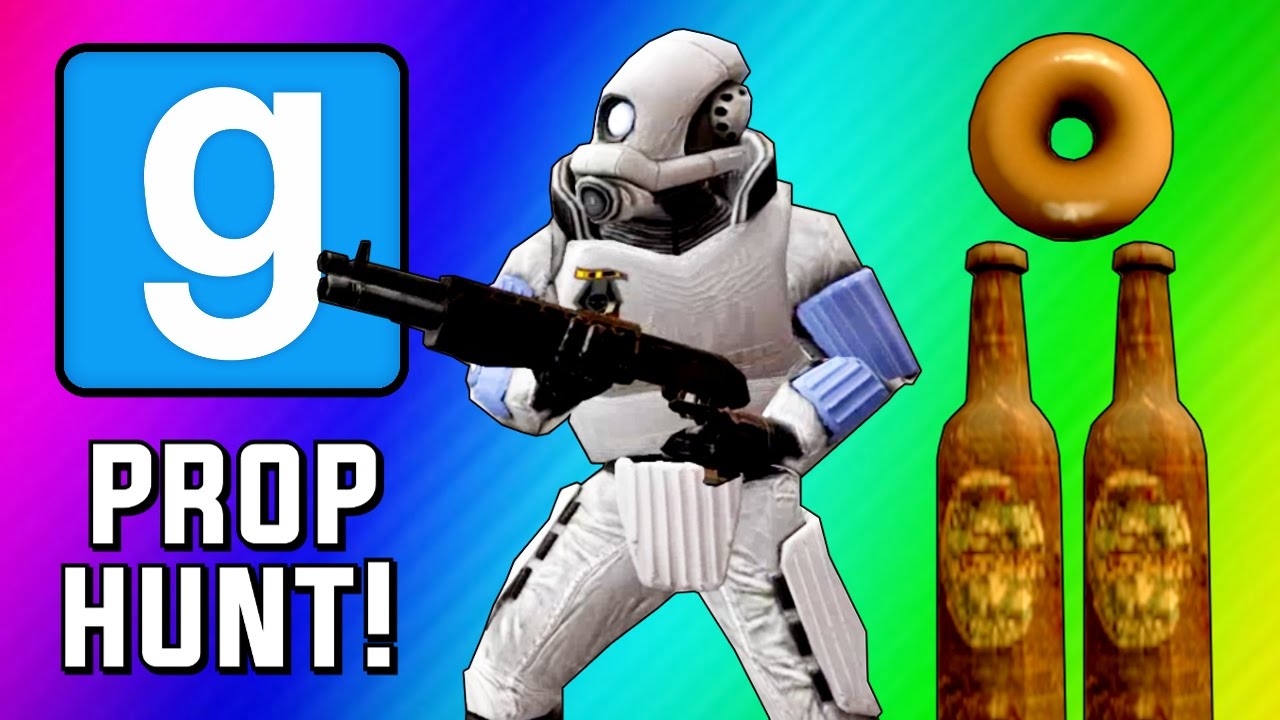 Gmod Prop Hunt Funny Moments - Epic Bottles, Seananners Spotted, Tricking Terroriser! (Garry's Mod)
