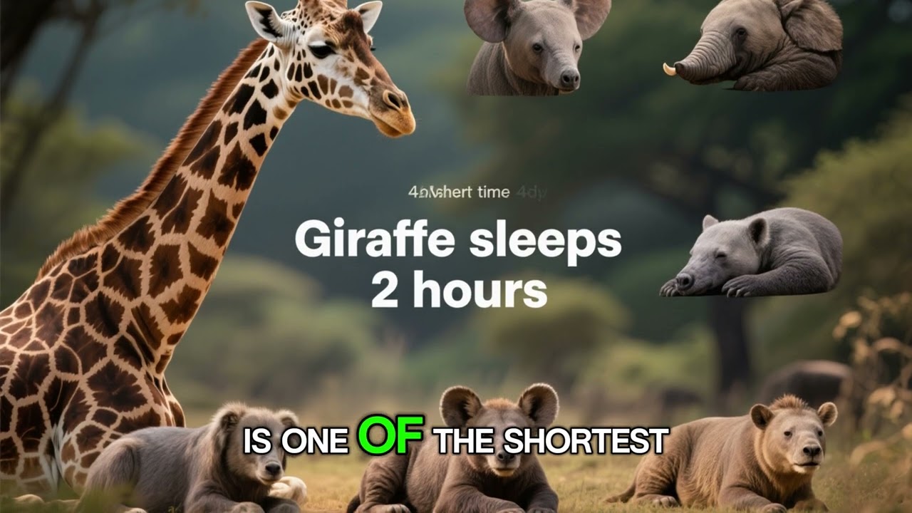 How Giraffes Sleep