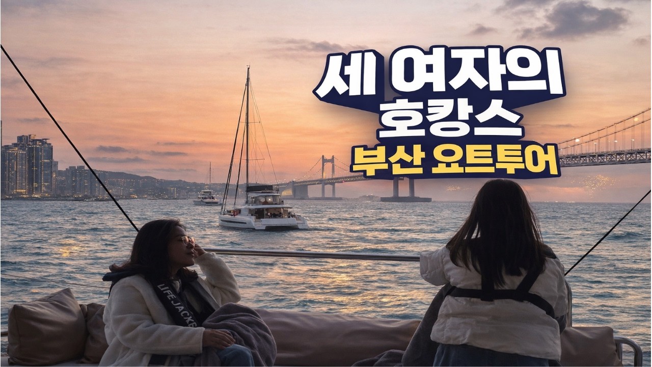 세 여자의(며느리,딸,시어머니) 호캉스, 부산 요트투어