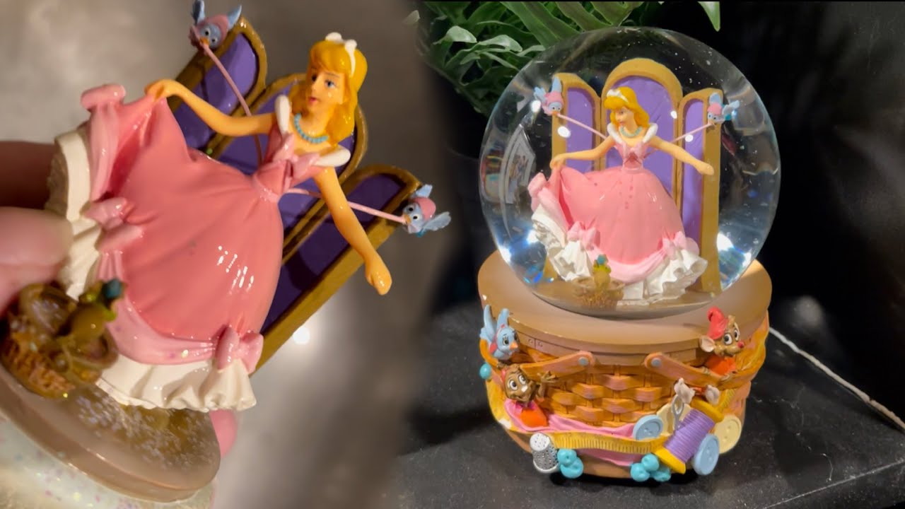 Replacing Water in a Disney Musical Snow Globe DIY Cinderella