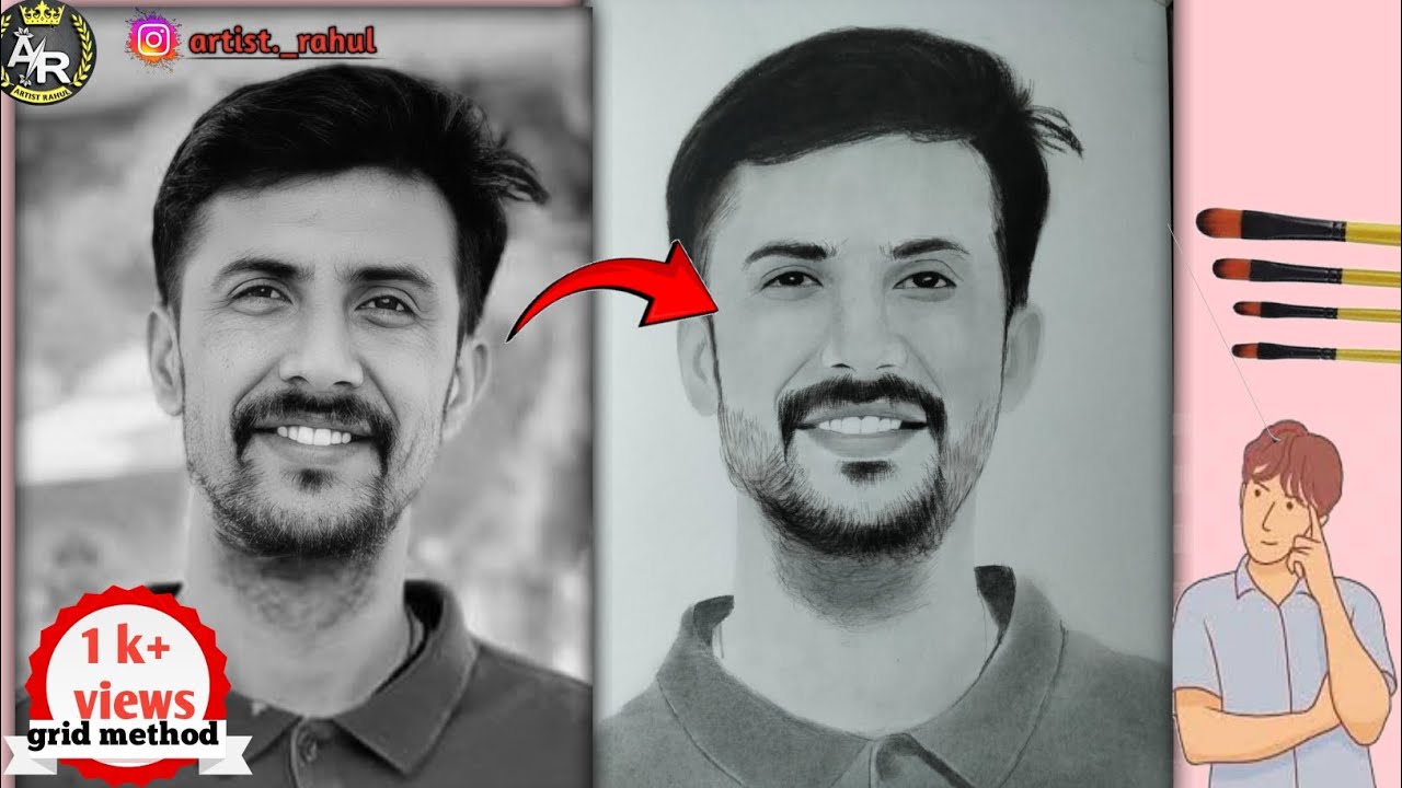 Commission Portrait Completed | Realistic Pencil Drawing ✏️#commission #paid #sketch #artist #art 