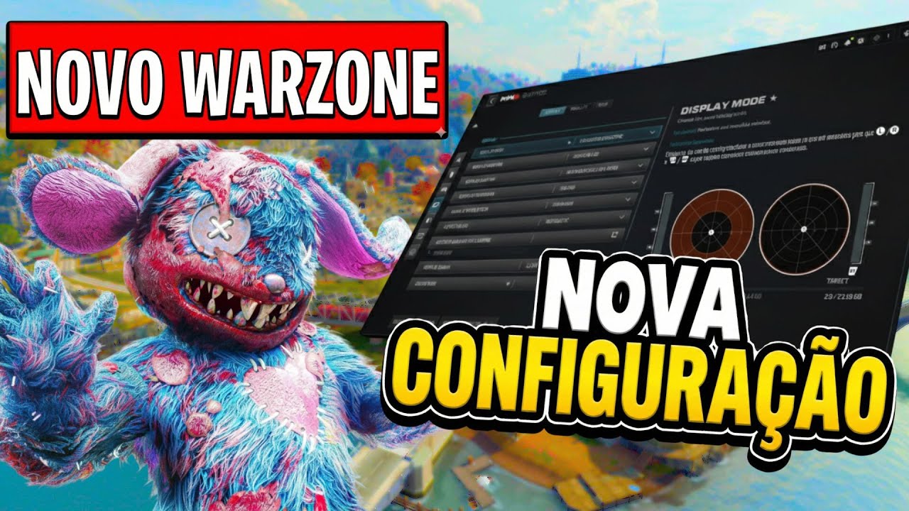 🔥 Configura&ccedil;&atilde;o CONTROLE com AIM ASSIST Buffado no Warzone!