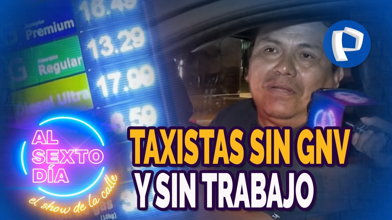 Sin GNV y sin trabajo: La desesperación de los taxistas