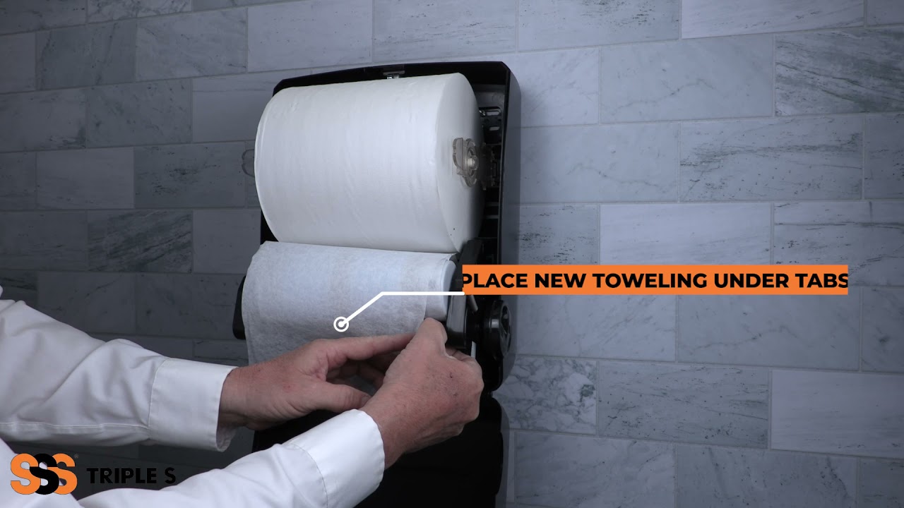 How to Replace a Roll - SSS Mechanical Towel Dispenser