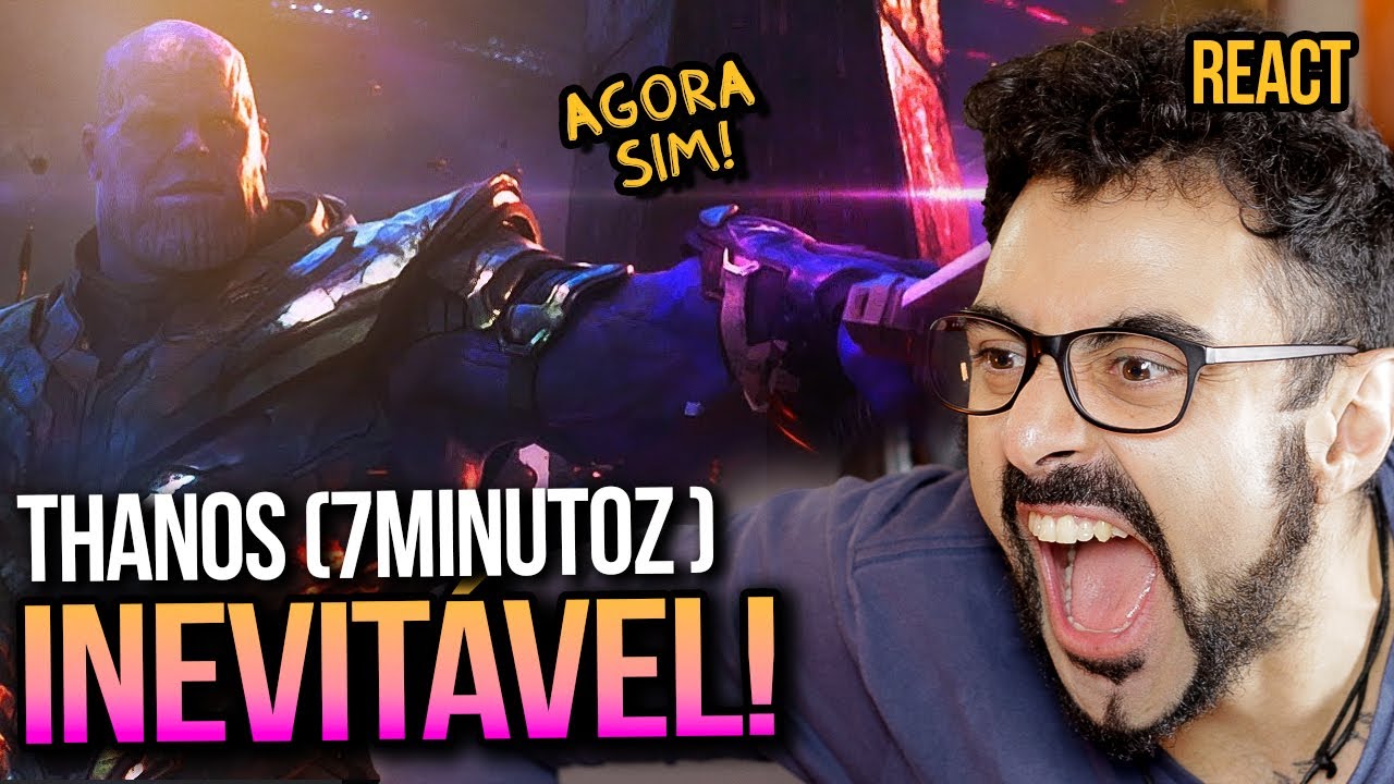 REACT de Rap do Thanos (Vingadores: Ultimato) - EU SOU INEVITÁVEL | NERD HITS