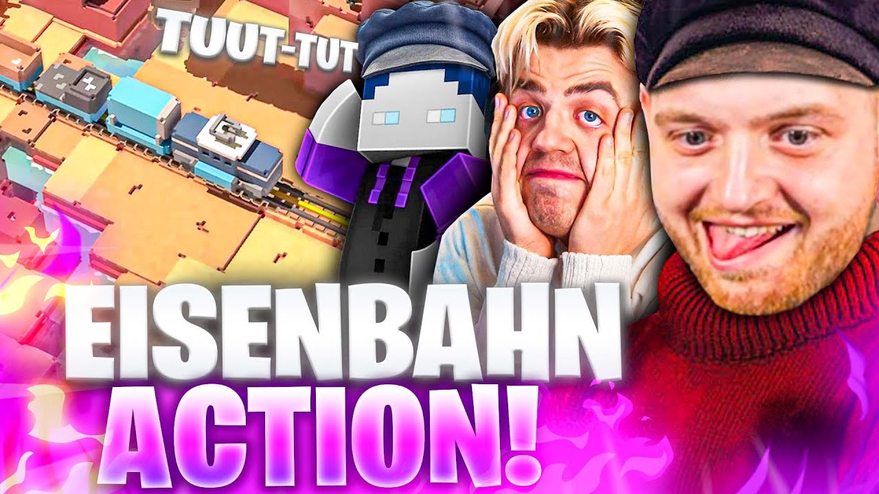 😨😱UNSERE BAHN kommt NICHT zu spät! - Unrailed 2 mit Papaplatte, BastiGHG & Rumathra!