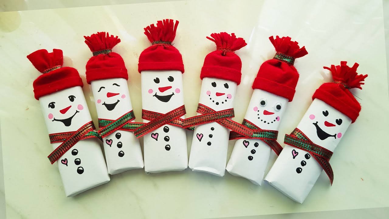 Mu&ntilde;ecos de nieve de Chocolate
