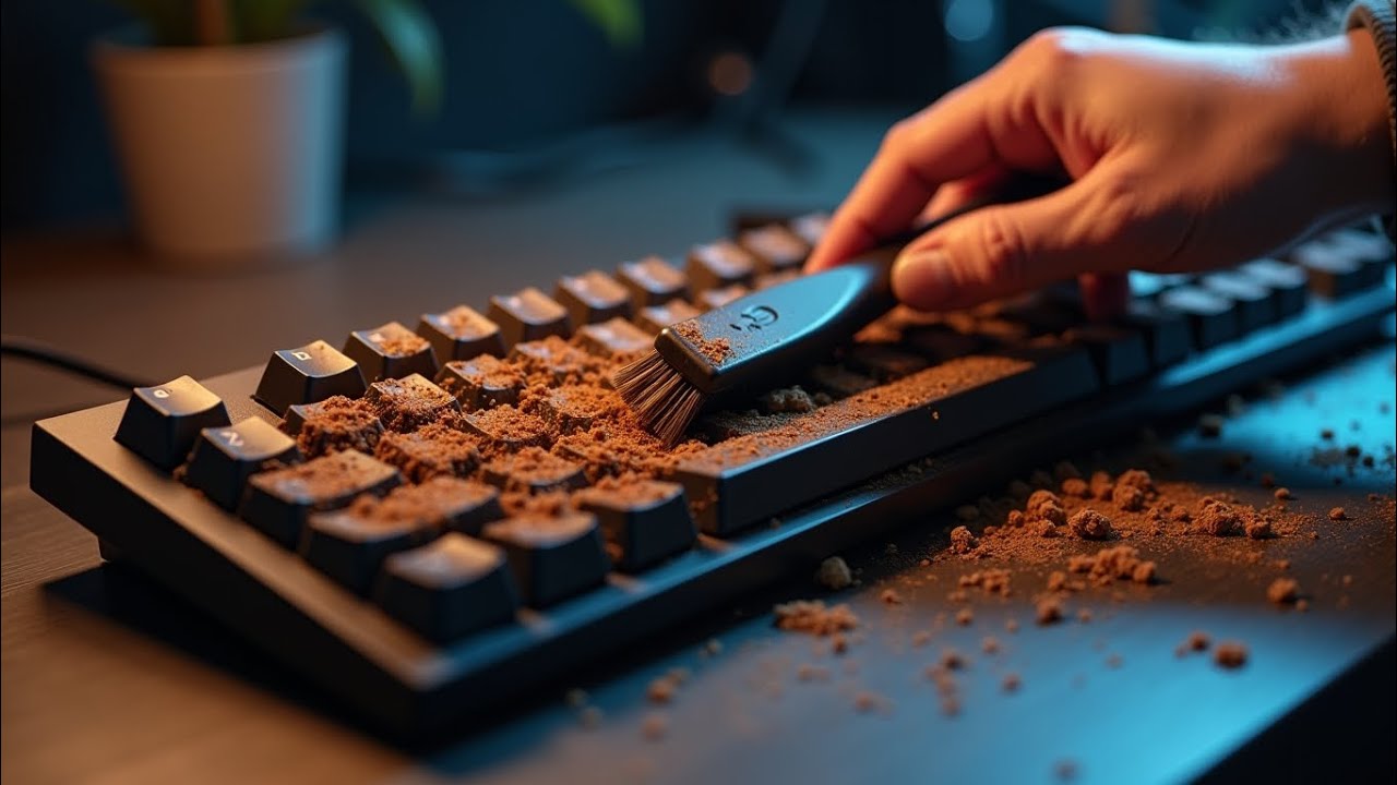 Satisfying Keyboard Cleaning 🧹🧼 ASMR 