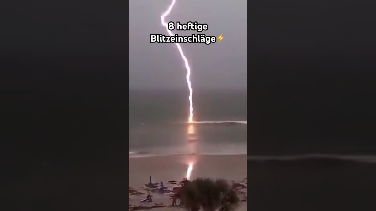 8 heftige Blitzeinschl&auml;ge⚡️