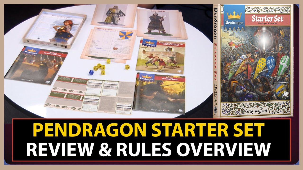 Pendragon Starter Set - Review and Rules Overview