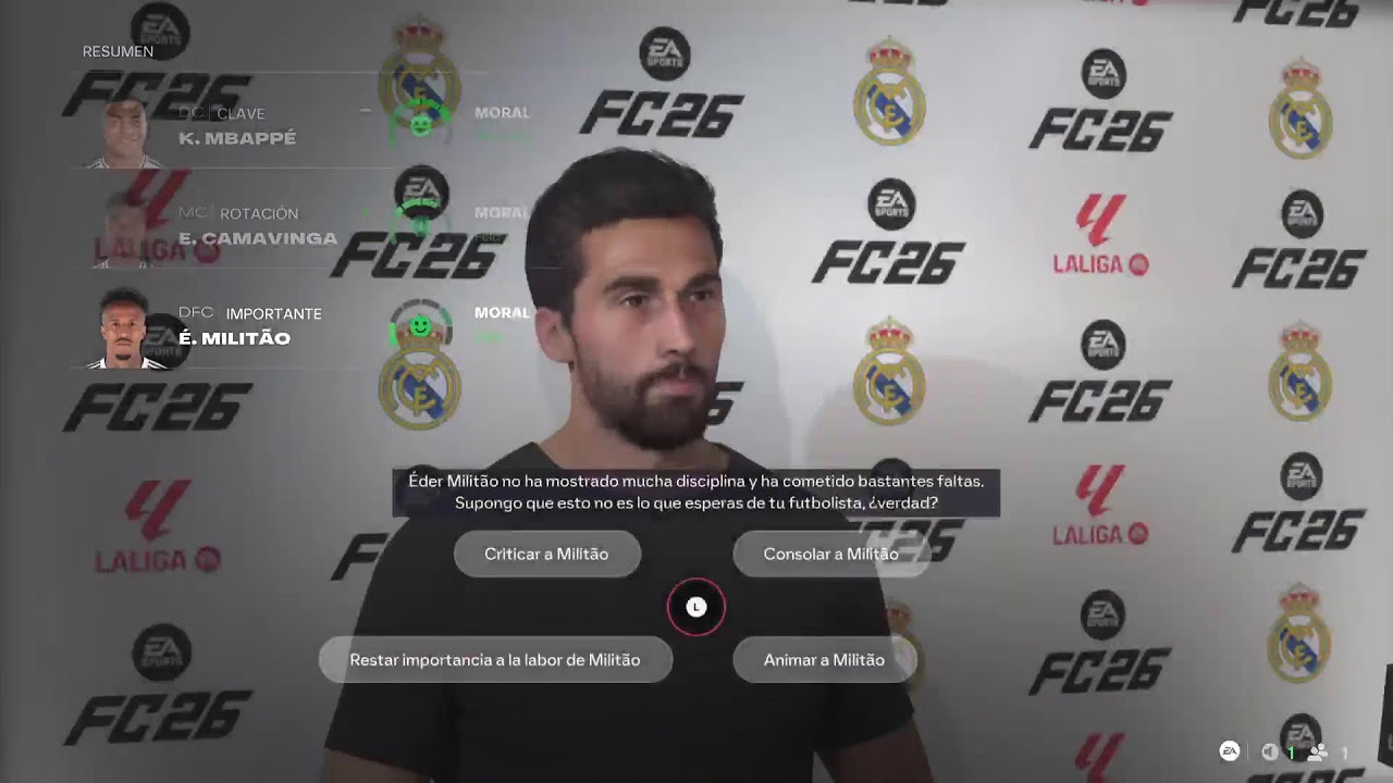 FC26 Real Madrid - Carrera