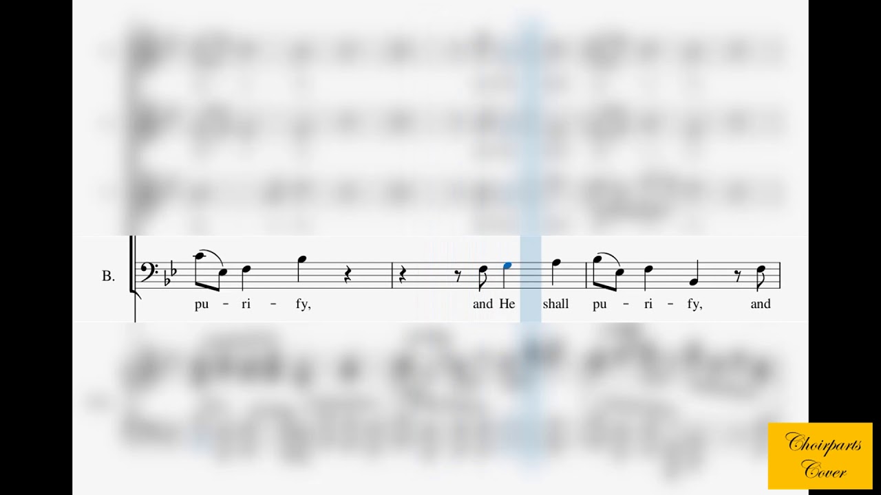 And He Shall Purify(Bass) by George Friderick Handel