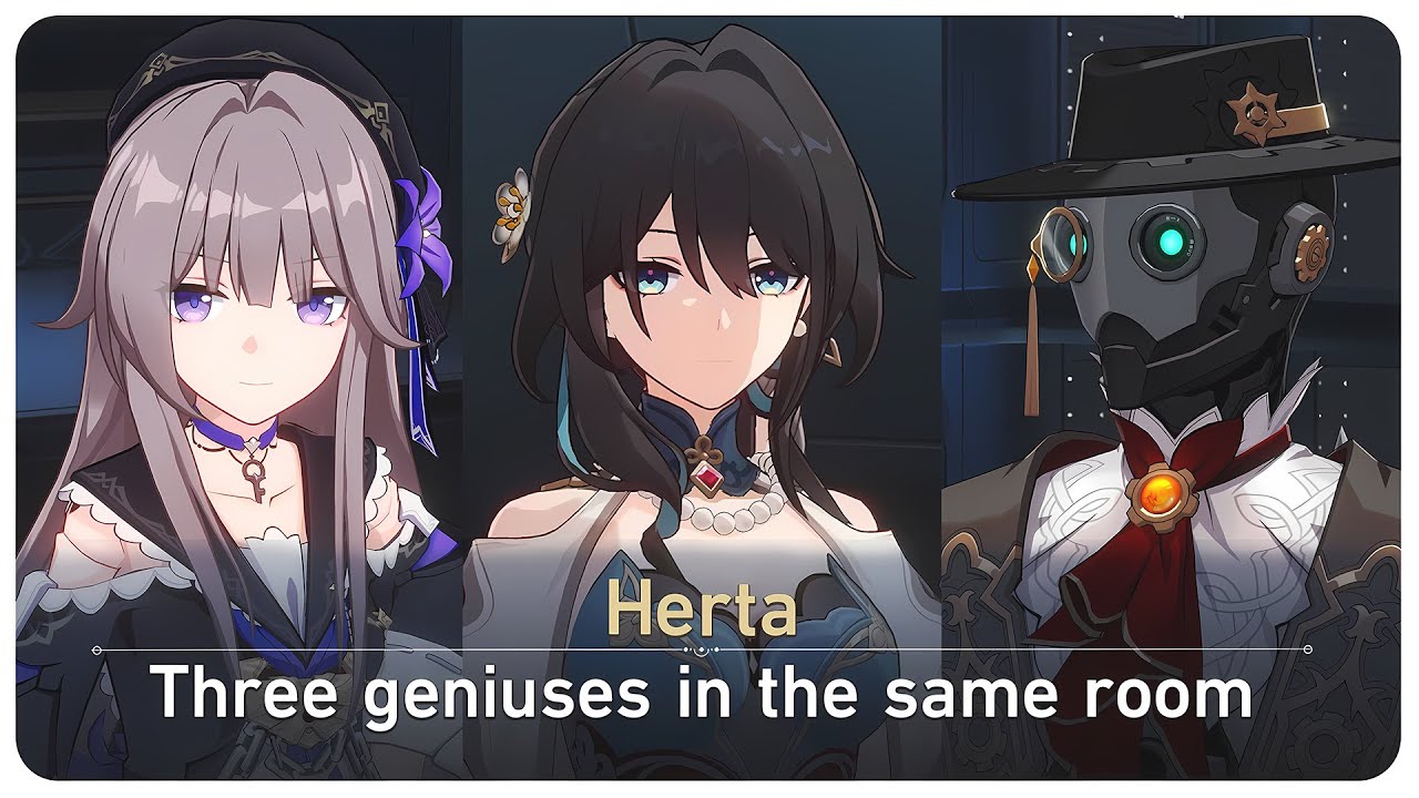 Ruan Mei, Herta and Screwllum Reunion (Cutscene) | Honkai Star Rail 1.6
