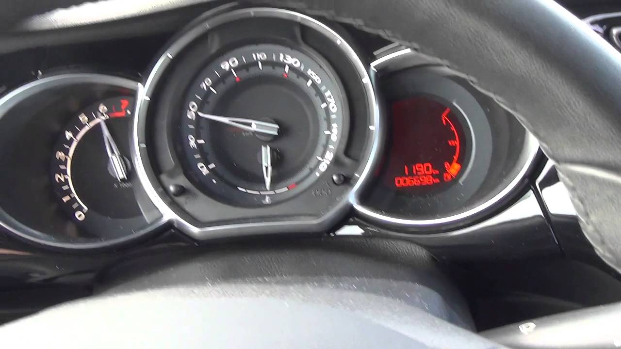 Citroen DS3 1.6 VTi 120 acceleration 0-100